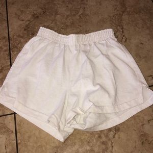 White soffe shorts